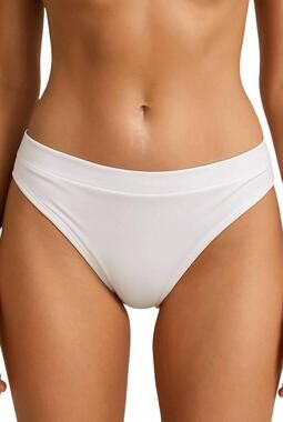 NEW JNK brazil shiny bikini panty shorts in white